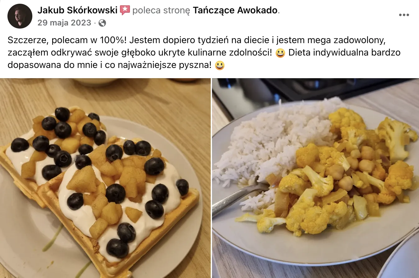 Opinia klientki 8: wiadomość lub efekt współpracy