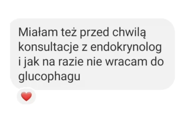 Opinia klientki 17: wiadomość lub efekt współpracy